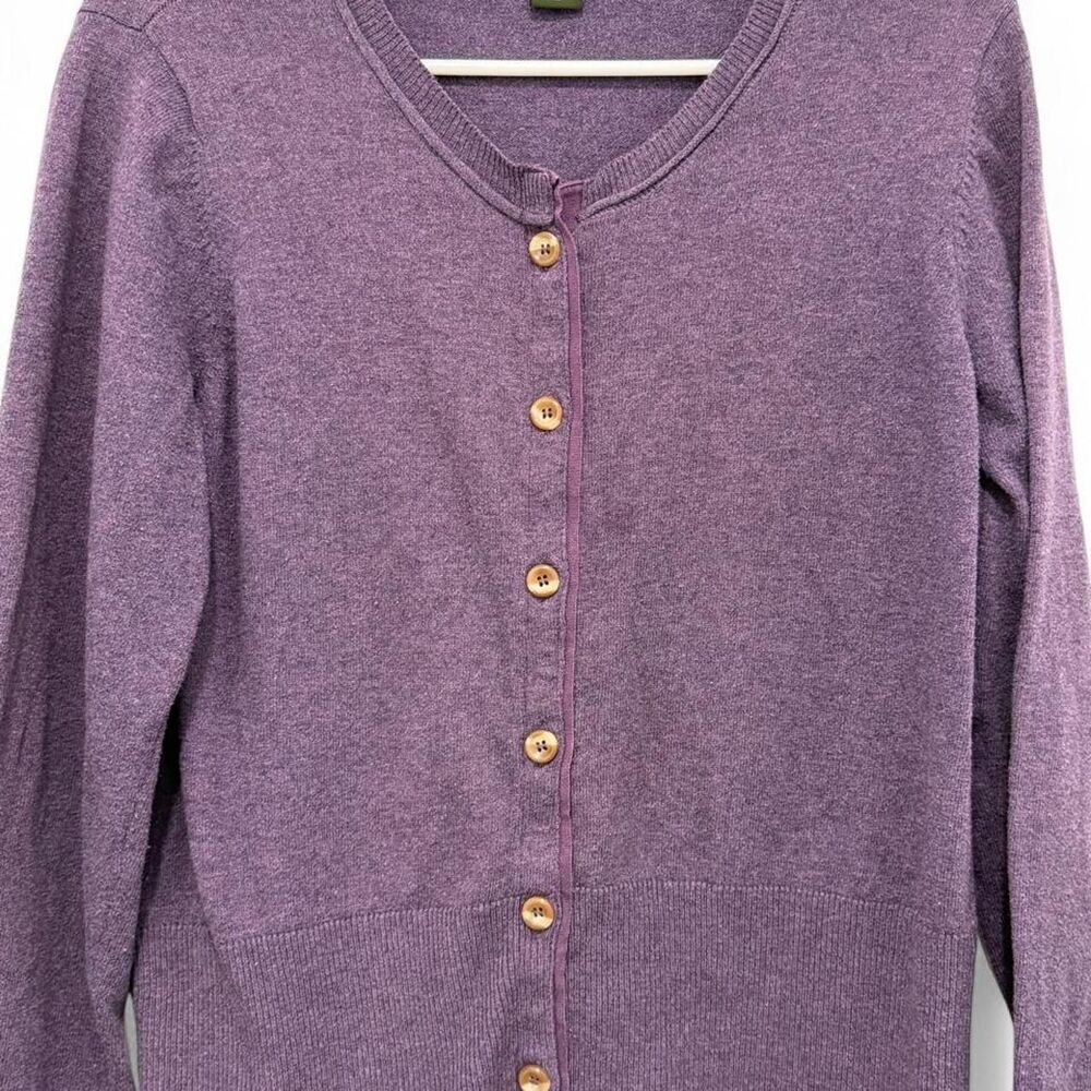 Eddie-bauer Women's Purple Cardigan - Picture 2 of 5